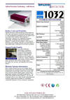 Splice Detector Technologies; Model 1032 Classic Splice Detector Technology