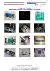 Splice Detector Technologies; Model 1088 Sentinel Splice Detector Technology Layout
